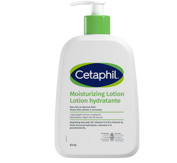 Cetaphil Moisturizing Body Lotion (473ml) - Dermatologist Recommended